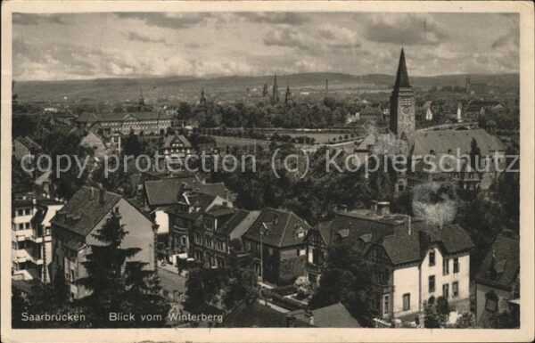 Saarbruecken Blick vom Winterberg