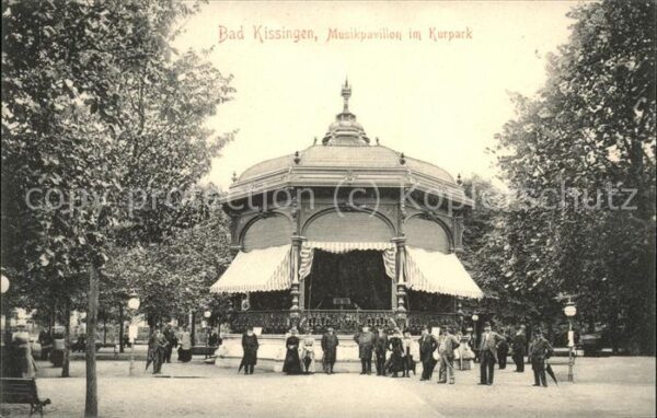 Bad Kissingen Musikpavillon im Kurpark