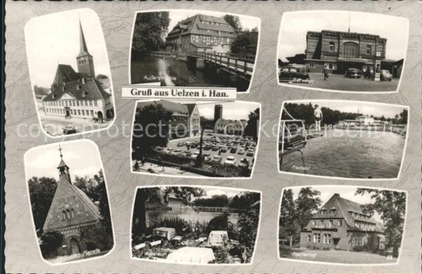 Uelzen Lueneburger Heide Bahnhof u.Freibad