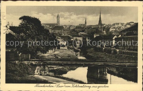 Neunkirchen Saar Blick vom Kohlwaldweg
