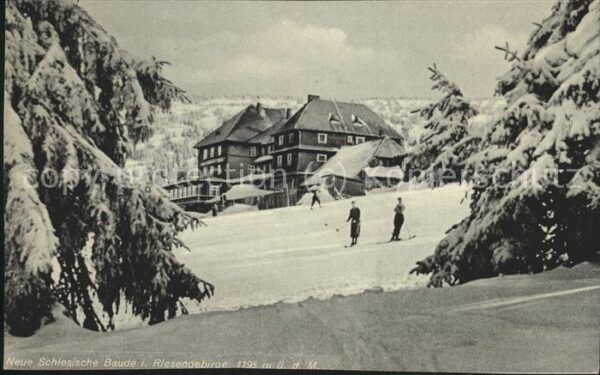Oberschreiberhau Riesengebirge Baude im Winter
