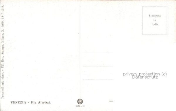 Venezia Venedig Rio Albrizzi – Bild 2