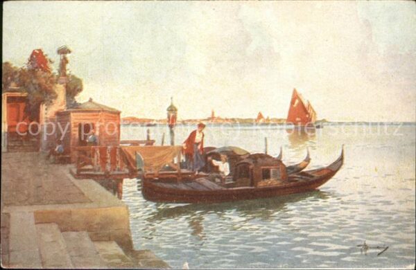 Venezia Venedig Traghetto