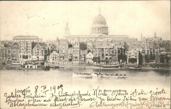 London St.PauL_s and River