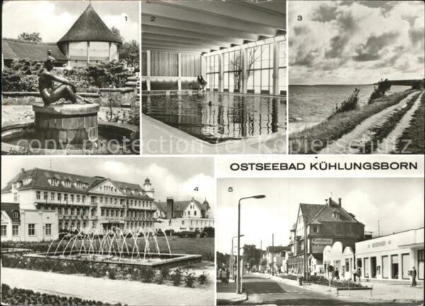 Kuehlungsborn Ostseebad Maxim-Gorki-Strasse u.Konzertgarten-Ost