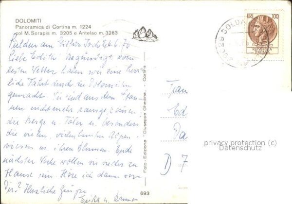 Cortina d Ampezzo mit Dolomiten – Bild 2