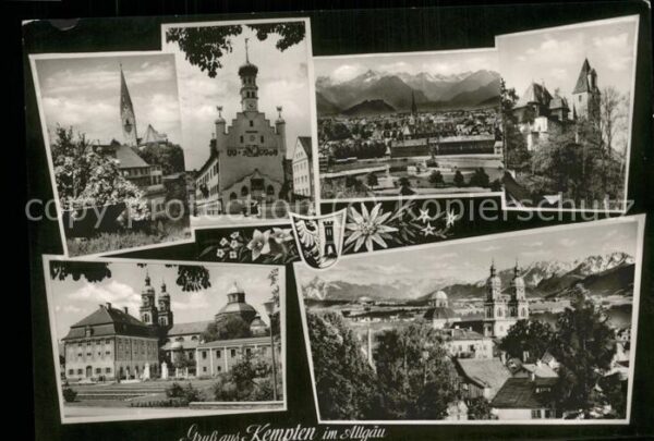 Kempten Allgaeu Zumsteinhaus u.St.Lorenzkirche