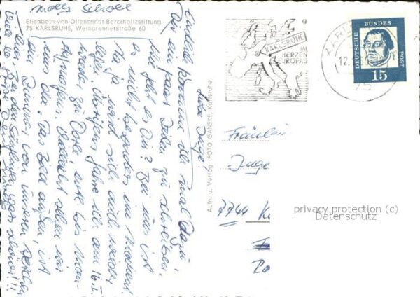 Karlsruhe Inneres von der Elis.-von-Offensandt-Be – Bild 2