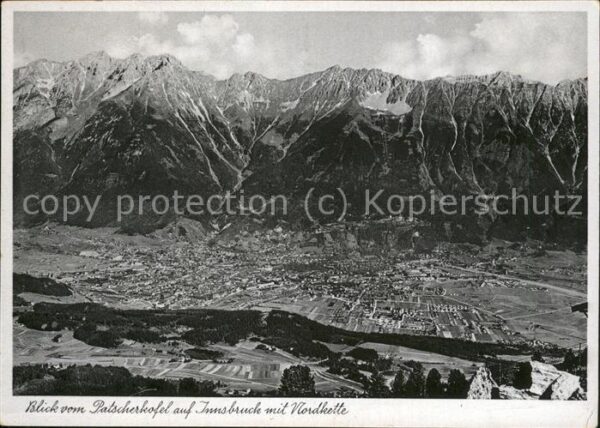 Innsbruck Blick vom Patscherkofel
