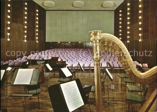 Saarbruecken Großer Sendesaal im Funkhaus Halberg
