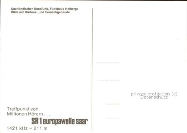 Saarbruecken Saarl.Rundfunk auf dem Halberg – Bild 2