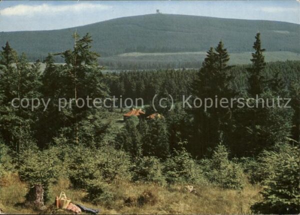 Brocken Harz Partie im Hochharz