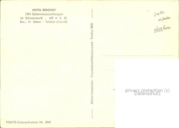 Schoenmuenzach Hotel Berghof – Bild 2