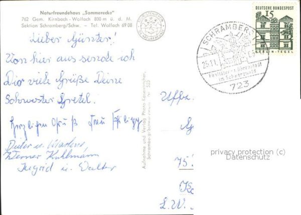 Kirnbach Wolfach Naturfreundehaus Sommerecke – Bild 2