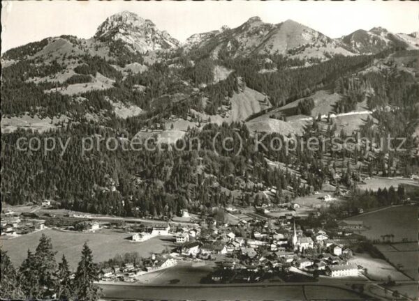 Bayrischzell Fliegeraufnahme (Stempel)