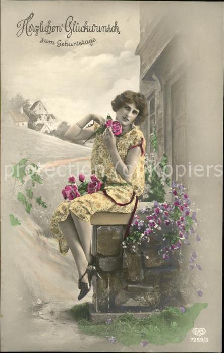 Geburtstag Herzlichen Glückwunsch Frau Rosen
