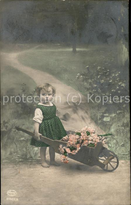Baby Nursery Bebe Schubkarre Blumen