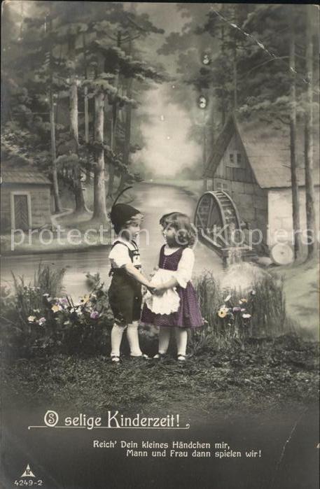 Wassermuehle Tracht Kinder Kinderzeit