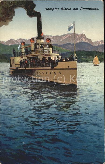 Dampfer Binnenschifffahrt Dampfer Gisela Ammersee