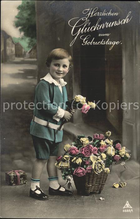 Baby Nursery Bebe Geburtstags Wünsche Rosen Korb