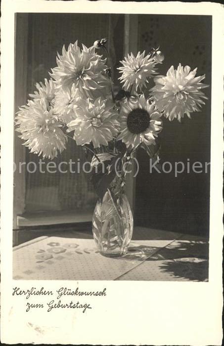 Blumen Vase Geburtstag
