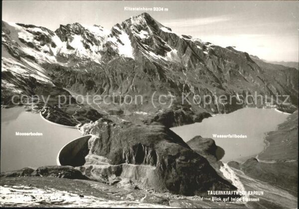 Berge Berghuetten Tauernkraftwerk Kaprun Mooserboden Wass