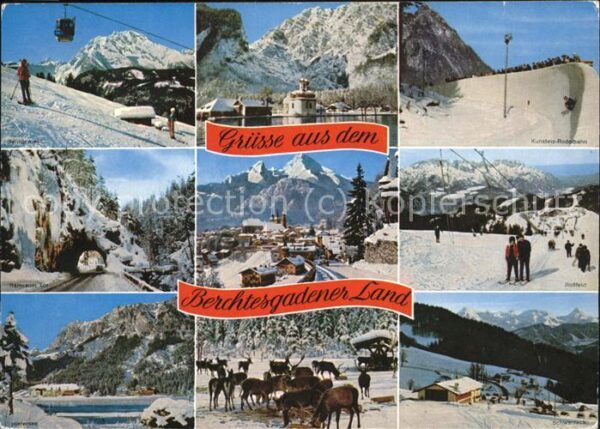 Reh Berchtesgadener Land Seilbahn Skifahrer