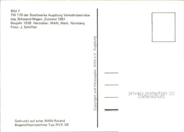 Strassenbahn Stadtwerke Augsburg – Bild 2