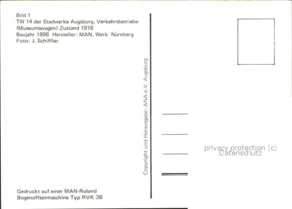 Strassenbahn Eisenhammerstrasse Museumswagen – Bild 2