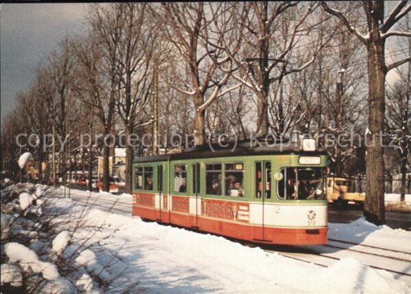 Strassenbahn 5-achsiger Gelenktriebwagen BJ 1956