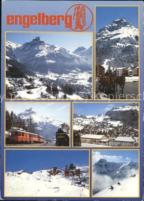 Seilbahn Pferde Engelberg Kutsche Eisenbahn