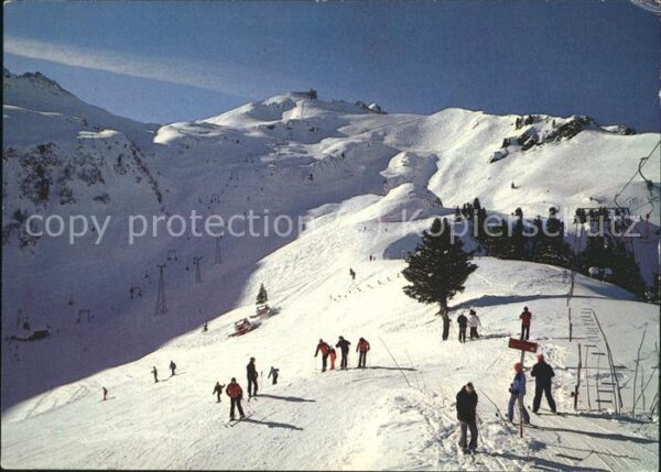 Skifahren Flumserberg Abfahrt Maschgenkamm