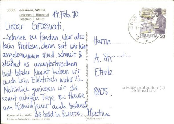 Seilbahn Jeizinen Winter – Bild 2