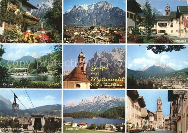 Seilbahn Karwendelbahn Obermarkt Mittenwald