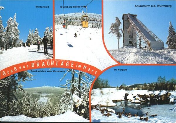 Seilbahn Anlaufturm Wurmberg Kurpark Braunlage i