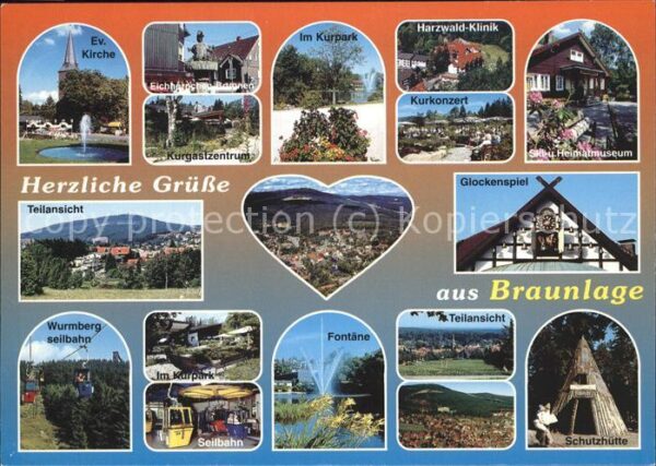 Seilbahn Braunlage Heimatmuseum Kirche Kurpark S