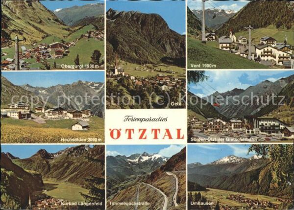 Seilbahn Ötztal Umhausen Timmelsjochstr. Vent