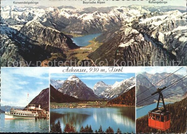 Seilbahn Achensee Tirol Dampfschiff Bayrische Al