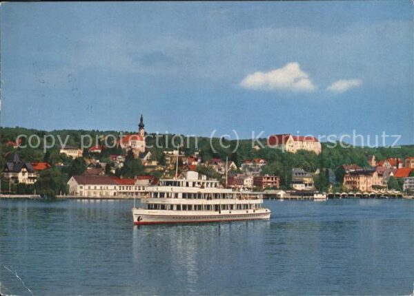 Dampfer Binnenschifffahrt M.S.-Seeshaupt Starnberg