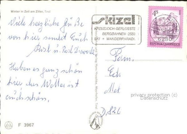 Seilbahn Pferdekutsche Zell Zillertal Wappen – Bild 2