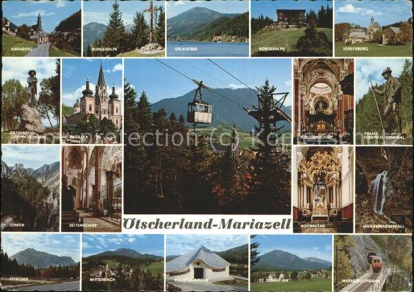 Seilbahn Eisenbahn Kirchchenschiff Ötscherland-M