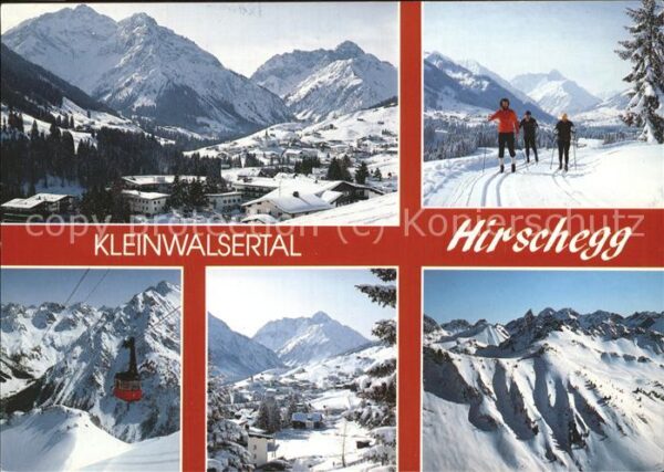 Skifahren Seilbahn Hirschegg Kleinwalsertal