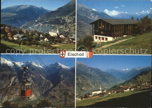 Seilbahn Eischoll Wappen Balmhorn Metjen