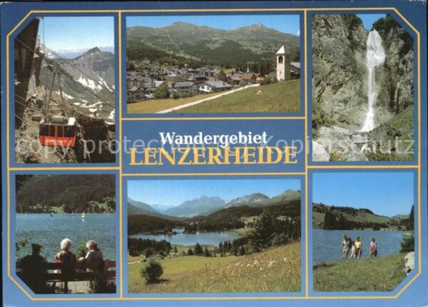 Seilbahn Wandergebiet Lenzerheide Wasserfall