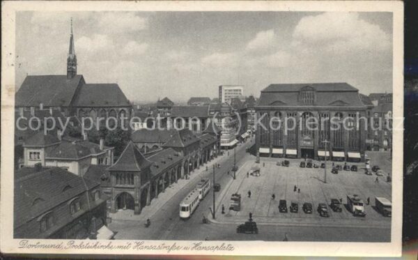 Strassenbahn Dortmund Probsteikirche Hansastr. Hansa