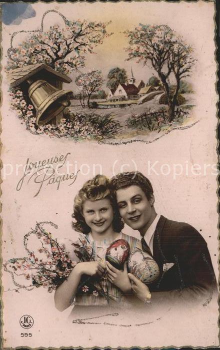 Ostern Easter Paques Glocken Joyeuses Paques