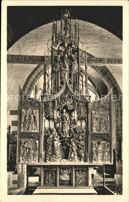 Creglingen Marienaltar in der Herrgottskirche