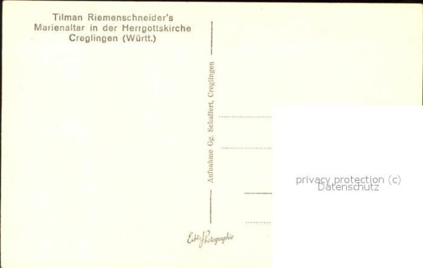 Creglingen Marienaltar in der Herrgottskirche – Bild 2