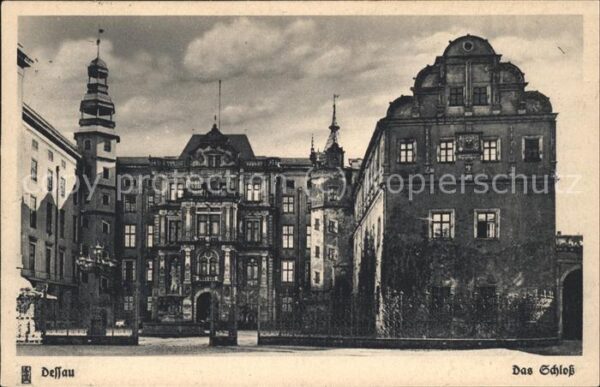 Dessau-Rosslau Das Schloss (Stempel)