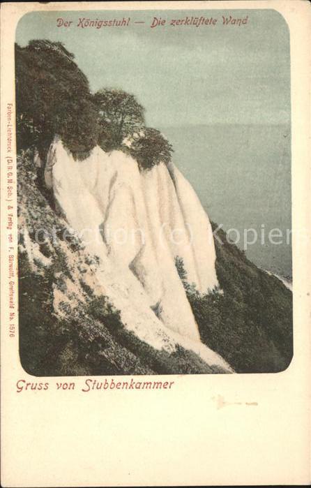 Stubbenkammer Ruegen Der Königsstuhl